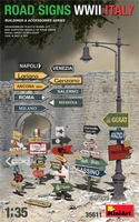 35611  наборы для диорам  ROAD SIGNS WWII ITALY  (1:35) 4820183313287