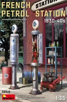 35616  наборы для диорам  FRENCH PETROL STATION 1930-40S  (1:35) 4820183313164