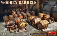 35632  наборы для диорам  WOODEN BARRELS  (1:35) 4820183313362