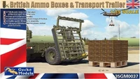 35GM0037  наборы для диорам  British Ammo Boxes &amp; Transport Trailer  (1:35) 4892667350378