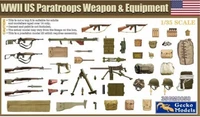 35GM0050  наборы для диорам  WWII US Paratroops Weapon &amp; Equipment  (1:35) 4892667350507