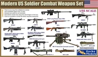 35GM0082  наборы для диорам  US Soldier Combat Weapons Set  (1:35) 4892667350828