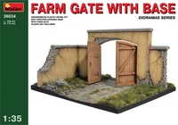 36034  наборы для диорам  FARM GATE WITH BASE  (1:35) 4820041101469