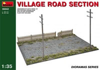 36042  наборы для диорам  VILLAGE ROAD SECTION  (1:35) 4820041101858