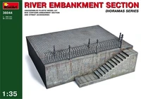 36044  наборы для диорам  RIVER EMBANKMENT SECTION  (1:35) 4820041101834