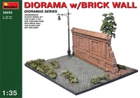 36055  наборы для диорам  DIORAMA w/BRICK WALL  (1:35) 4820041102879