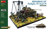 36063  наборы для диорам  REPAIRING Of Pz.Kpfw. IV Ausf. H. BIG SET  (1:35) 4820183314345