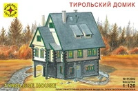 412002  наборы для диорам  Тирольский домик (1:120) 4607061761473