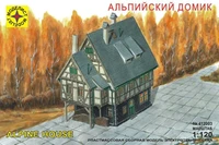 412003  наборы для диорам  Альпийский домик (1:120) 4607061761480