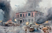6112  наборы для диорам  BATTLE of BERLIN - BATTLE SET  (1:72) 8001283061124