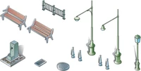 6146  наборы для диорам  Urban accessoires (1:72) 8001283061469