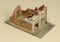 6161  наборы для диорам  WRECKED HOUSE (1:72) 8001283061612