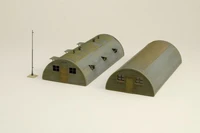 6163  наборы для диорам  QUONSET HUT BARRACK (1:72) 8001283061636
