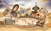 6196  наборы для диорам  Gladiators Fight  (1:72) 8001283061964