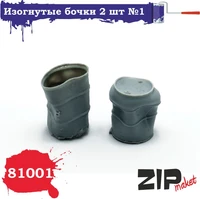 81001  наборы для диорам  Изогнутые бочки 2шт. №1  (1:35) 4678599338383