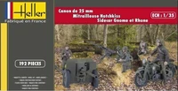 81102  наборы для диорам  Canon de 25mm Mitrailleuse Hotchkiss Sidecar Gnome et Rhone (1:35) 3279510811025