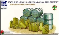 AB3557  наборы для диорам  W.W.II Hungarian 20L Jerry Can &amp; 200L Fuel Drum Set  (1:35) 4544032695774
