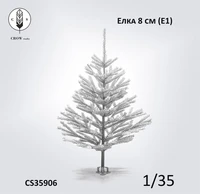 CS35906  наборы для диорам  Елка, 8 см.  (1:35) 2000002198437
