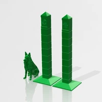 DMS-35074  наборы для диорам  Пограничные столбы + собака  (1:35) 2000002045069