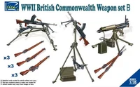 RE30011  наборы для диорам  WW2 British &amp; Commonwealth Weapon Set B  (1:35) 6953391900319