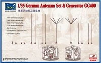 RE30014  наборы для диорам  German Antenna Set &amp; Generator GG400  (1:35) 6953391900470