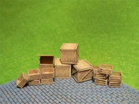 СМ0017  наборы для диорам  Бытовые ящики  (1:72) 2000002123514
