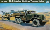 00204  техника и вооружение  SA-2 Guideline Missile on Transport trailer  (1:35) 9580208002040