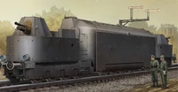 00223  техника и вооружение  бронепоезд  German Armored Train Panzertriebwagen Nr.16  (1:35) 9580208002231