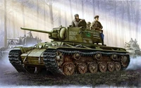 00358  техника и вооружение  КВ-1 модель 1942 г. (1:35) 9580208003580
