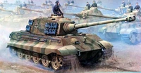 00910  техника и вооружение  German Sd.Kfz. 182 King Tiger (2 in 1)  (1:16) 9580208009100