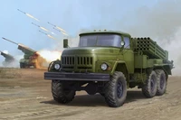 01032  техника и вооружение  Russian 9P138 Grad-1 on З&amp;Л-131  (1:35) 9580208010328