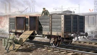 01517  техника и вооружение  Вагон  German Railway Gondola (high sides)  (1:35) 9580208015170