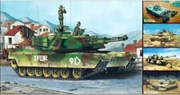 01535  техника и вооружение  M1A1/A2 Abrams 5 in 1  (1:35) 9580208015354