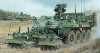 01574  техника и вооружение  M1132 Stryker ESV Engineer Squad Vehicle w/LWMR-Mine Roller/SOB  (1:35) 9580208015743