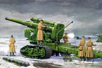 02307  техника и вооружение  Soviet B4 Model 1931 203 mm Howitzer  (1:35) 9580208023076