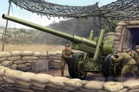 02316  техника и вооружение  Soviet 122 mm Corps Gun M1931/1937 (A-19) M1931 Wheel  (1:35) 9580208023168