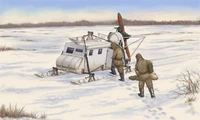 02337  техника и вооружение  Soviet NKL-16 Aerosan  (1:35) 9580208023373