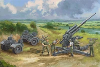 02359  техника и вооружение  German 8.8 cm Flak 36/37  (1:35) 9580208023595