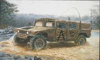 0273  техника и вооружение  M 998 "Command Vehicle" (1:35) 8001283026598