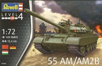 03306  техника и вооружение  Танк-55AM/55AM2B  (1:72) 2000000104003