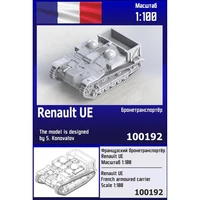 100192  техника и вооружение  Французский бронетранспортёр Renault UE  (1:100) 2000002139683