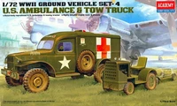 13403  техника и вооружение  US Ambulance &amp; TOW Truck (1:72) 603550134036