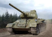 13421  техника и вооружение  Soviet Medium Tank Танк-34-85  (1:72) 8809845380764