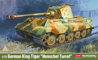 13423  техника и вооружение  German King Tiger “Henschel Turret”  (1:72) 8809845381136