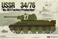 13505  техника и вооружение  Танк-34/76 No.183 Factory Production  (1:35) 8809258925712
