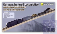 14152  техника и вооружение  German Armored Locomotive, Railway Vehicle Units, Pz.IV H  (1:144) 89195141521