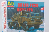 1417AVD  техника и вооружение  9П140 РСЗО 9К57 Ураган на шасси З&amp;Л-135ЛМ  (1:43) 4610045014175