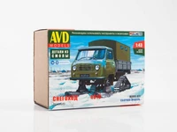 1545AVD  техника и вооружение  Снегоход У@З-451С  (1:43) 4610045015455
