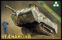 2012  техника и вооружение  French Heavy Tank St. Chamond Late Type  (1:35) 4897051420132
