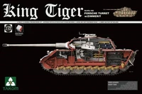 2046s  техника и вооружение  King Tiger Sd.Kfz.182 Porsche tur. w/zimmerit  (1:35) 2000000229706